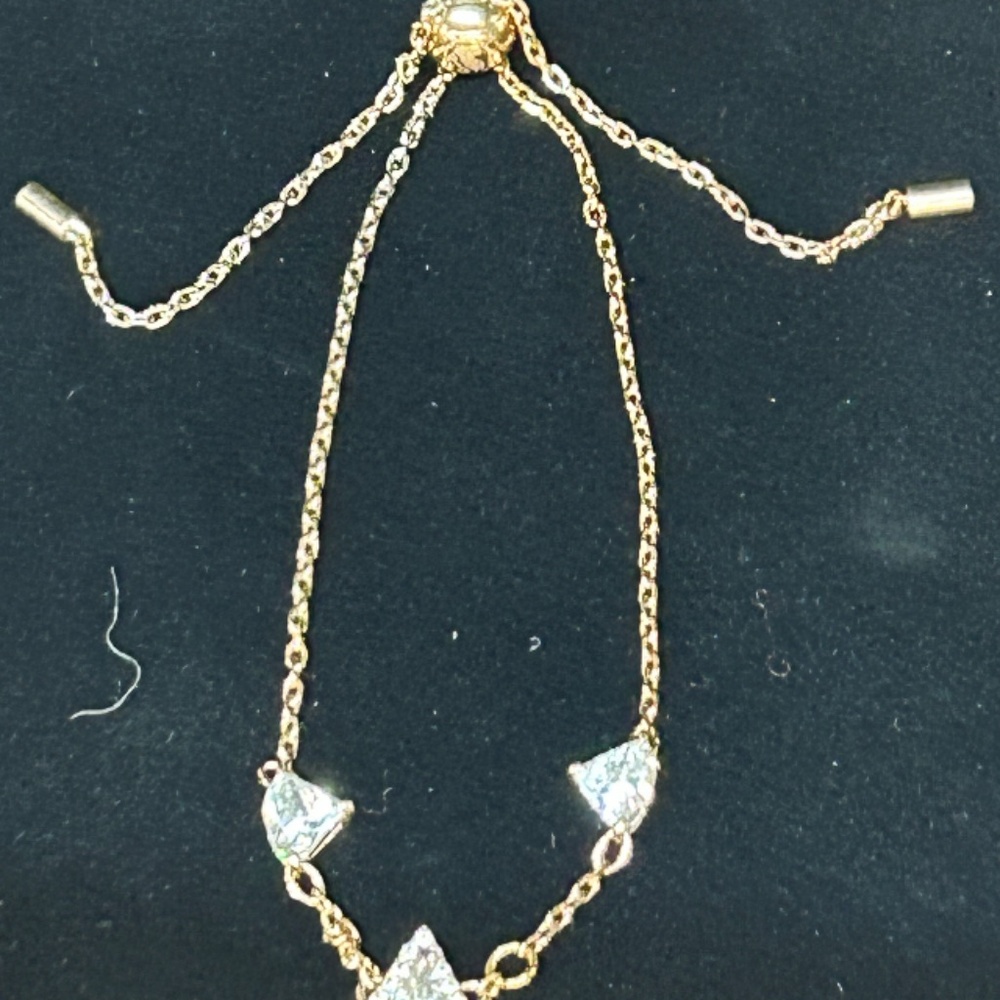 Swarovski Ortex Triangle Adjustable Bracelet - image 2